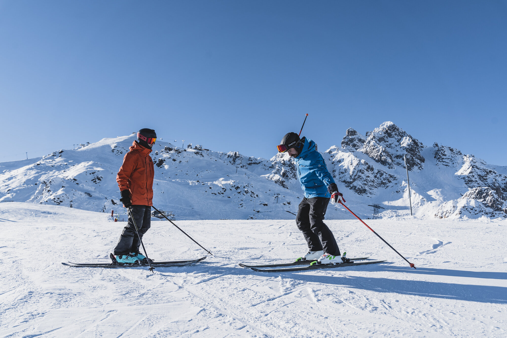Instructors on the mountain
